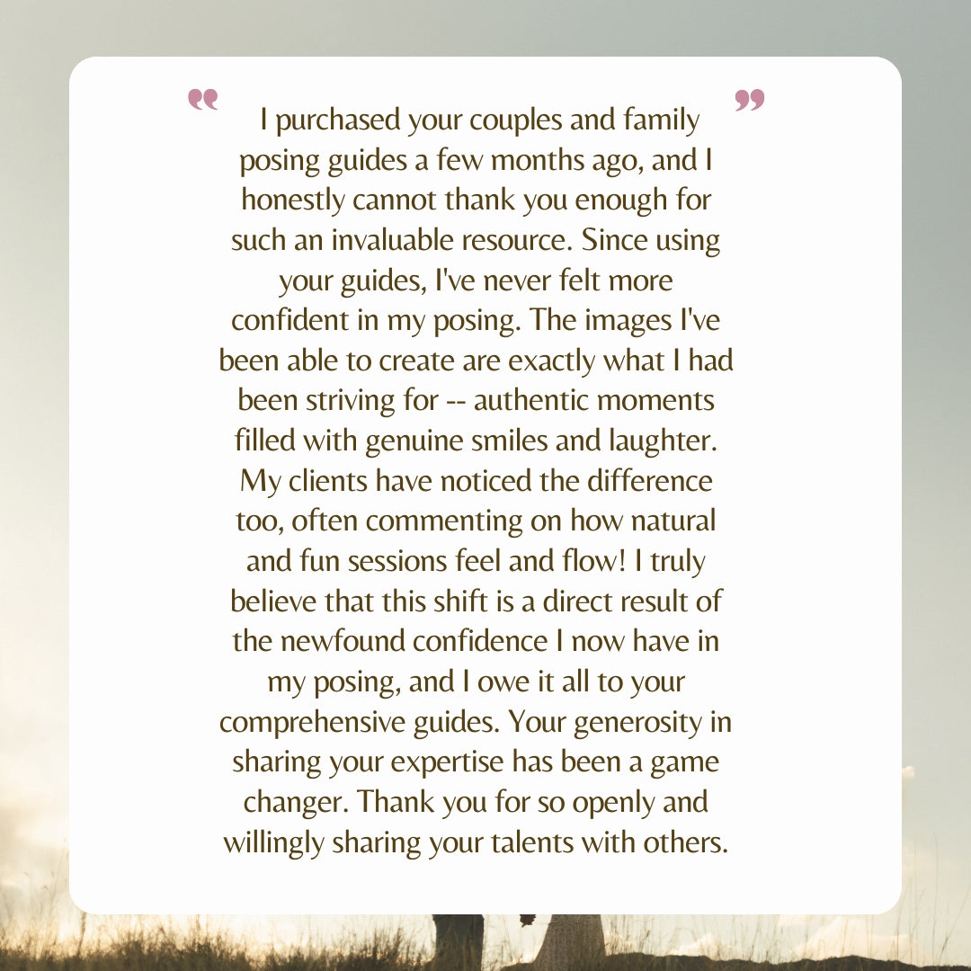 The Family Posing Guide